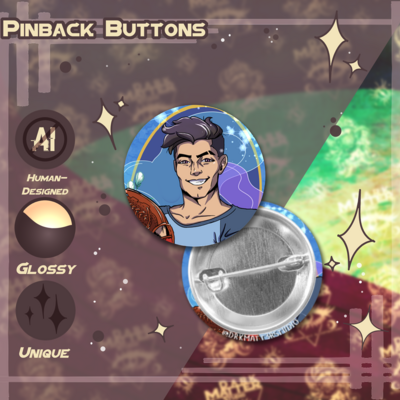 Dream daddy: craig cahn | pinback buttons
