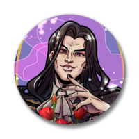 Dream Daddy: Damien Bloodmarch | Pinback Buttons - Thumbnail 1