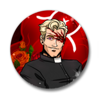 Dream Daddy: ĴØŞ€ƤĦ ĆĦŘƗŞŦƗΔŇŞ€Ň | Pinback Buttons - Thumbnail 1