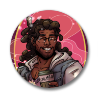 Dream Daddy: Mat Sella | Pinback Buttons - Thumbnail 1