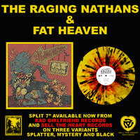 RGF-207 RAGING NATHANS / FAT HEAVEN SPLIT 7" - Thumbnail 1
