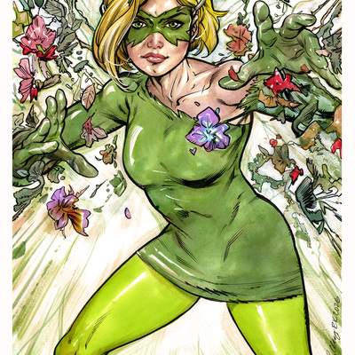 Flora color sketch
