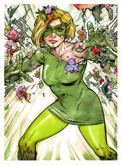 Flora color sketch