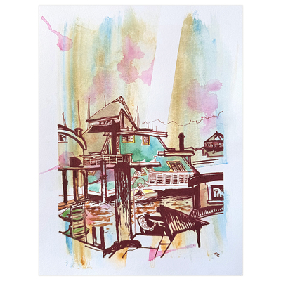 Sausalito houseboats