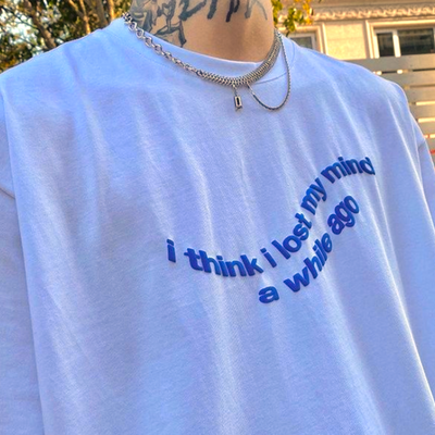 Free shipping-i think i lost my mind awhile ago tee