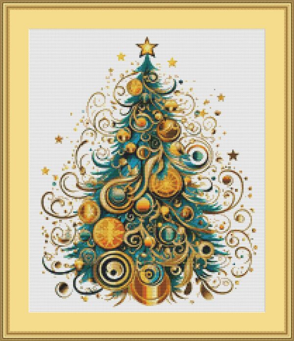 Xmas Tree 3 Cross Stitch Pattern
