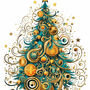 Xmas Tree 3 Cross Stitch Pattern-2