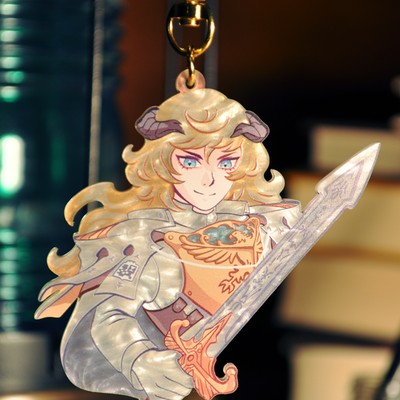 "louis" acrylic charm