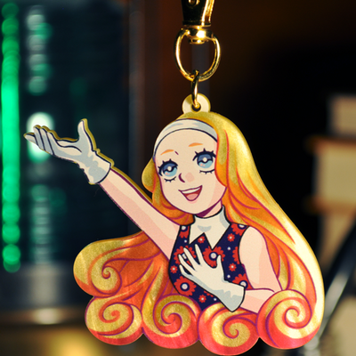 "junah" acrylic charm