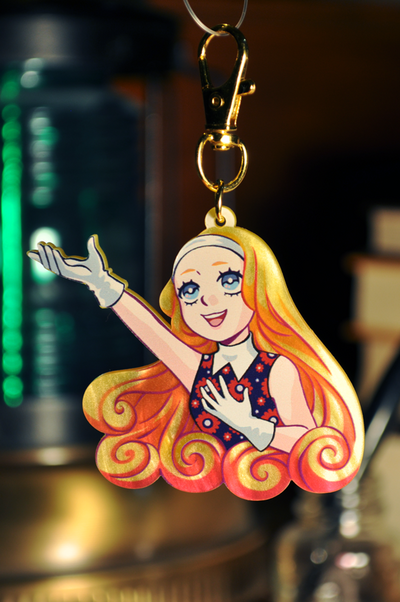 "Junah" acrylic charm