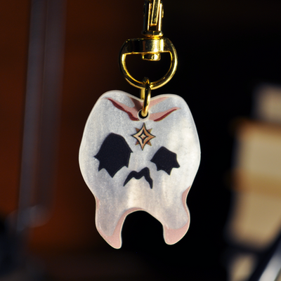 "homo tenta" mini acrylic charm