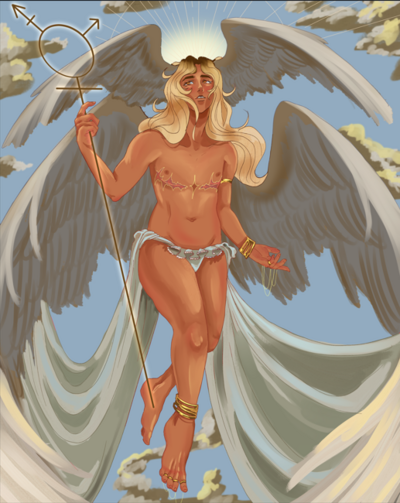 Divinity Print by Boypreggersatan