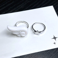 CLOUD COMET WING RING / STAR RING  - Thumbnail 4