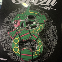 AP RayquazAzteca 2" Enamel Pin - Thumbnail 2