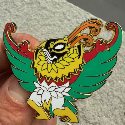 Apmega hawluchazteca 2" enamel pin