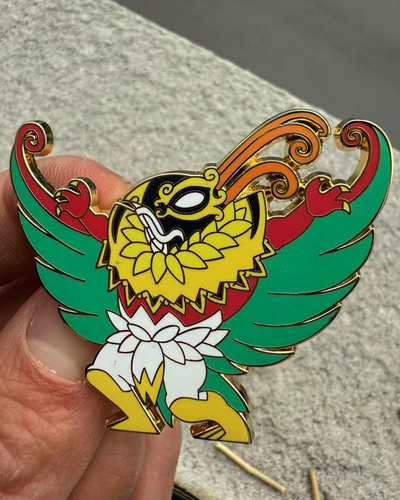 APMega HawluchAzteca 2" Enamel Pin