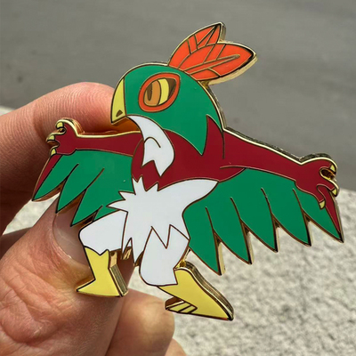 Hawluchazteca 2" enamel pin