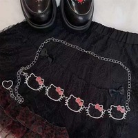 Hallow Kitty rhinestone waist chain belt - Thumbnail 7