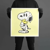 Oversize Screen Print by Cote Escriva "Melted Friends (2019)"  - Thumbnail 1