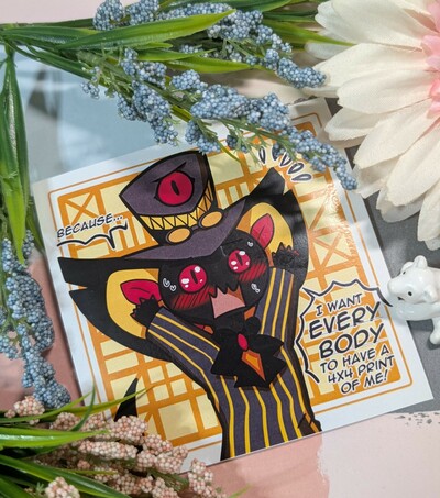 Hazbin Hotel 4"x4" Mini Prints