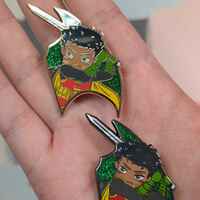 Batboys Bat Symbol Enamel Pins - Thumbnail 5