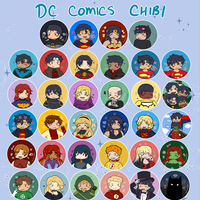 DC Chibi Buttons - Thumbnail 1