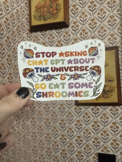 Stop chat gpt sticker