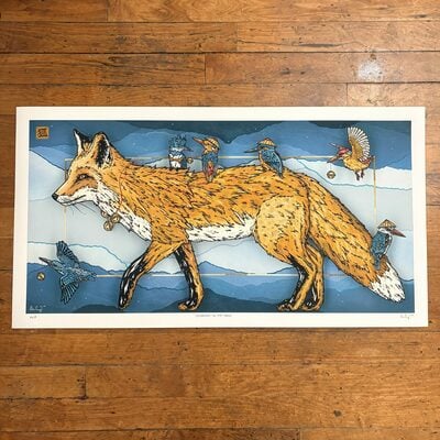 "departure to the west" print