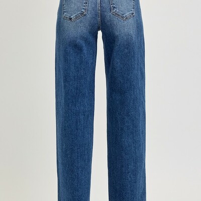 Risen high rise wide baggy jean