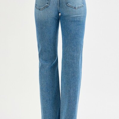 Risen high rise wide leg jean