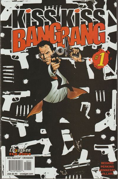 Crossgen kiss kiss bang bang (2004) complete set 1-5 bedard perkins