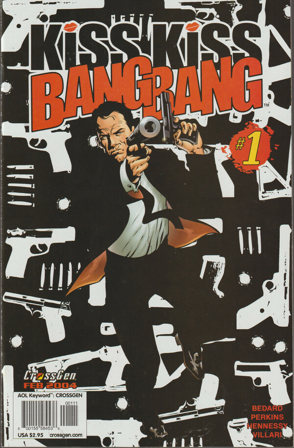 CrossGen Kiss Kiss Bang Bang (2004) complete set 1-5 Bedard Perkins