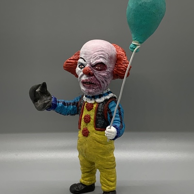 Dirty pennywise 1990 (battery acid variant) figure 