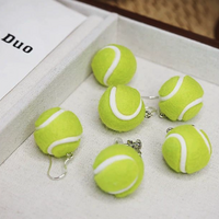 TENNIS BALL EARRINGS - Thumbnail 2