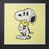 Oversize Screen Print by Cote Escriva "Melted Friends (2019)"  - Thumbnail 6