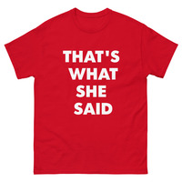 SHE SAID Unisex classic tee - Thumbnail 5