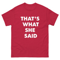 SHE SAID Unisex classic tee - Thumbnail 7