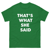 SHE SAID Unisex classic tee - Thumbnail 11