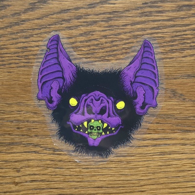 Vampire Bat - Sticker (LARGE) (clear)