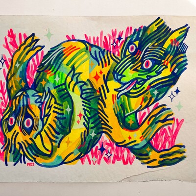  “dance n roll” original painting 