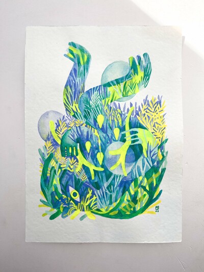  “UNFOLD” Original Painting 