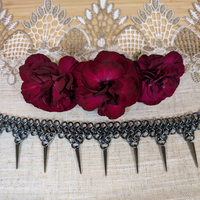 Chainmail choker with spikes - Thumbnail 4
