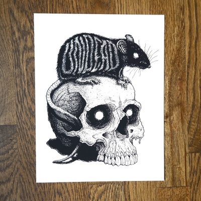 Undead rat - print