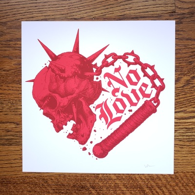 No Love - Print 11"x11"