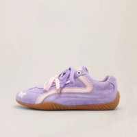Butterfly Lavender Violet Sneakers Cross Trainer Shoes - Thumbnail 5