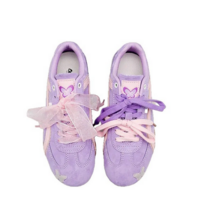 Butterfly Lavender Violet Sneakers Cross Trainer Shoes - Thumbnail 4