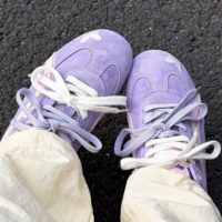 Butterfly Lavender Violet Sneakers Cross Trainer Shoes - Thumbnail 2
