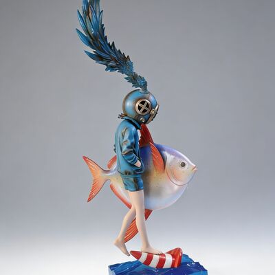 Arttoy by sank toys "the long walk blues ed. (lost in life serie)" 