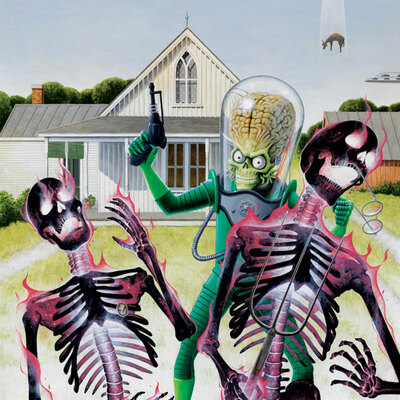 American goth-ack ack! print