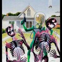 American Goth-Ack Ack! Print - Thumbnail 1
